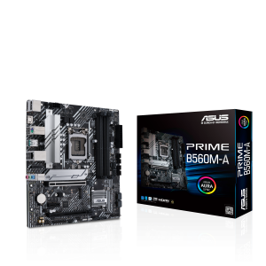 ASUS 主機板 PRIME B560M-A, Intel® B560, LGA1200, mATX (MB-AB56PMA)