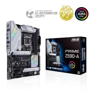 ASUS 主機板 PRIME Z590-A, Intel® Z590, LGA 1200, ATX (MB-AZ59PA)