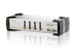 ATEN 4埠USB VGA/音訊 KVMP™多電腦切換器  (CS1734A)