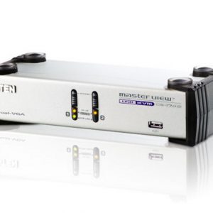 ATEN 2埠USB VGA雙螢幕/音訊 KVMP™多電腦切換器  (CS1742)