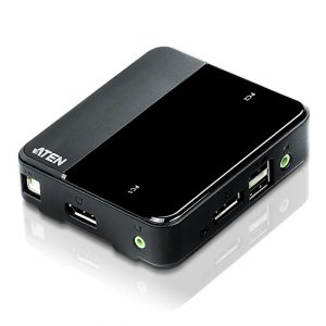 ATEN 2埠USB DisplayPort/音訊 KVM多電腦切換器 (支援4K規格且附完整線材)  (CS782DP)