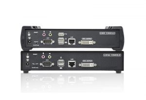 Aten DVI-I 單螢幕KVM Over IP訊號延長器 KE6900